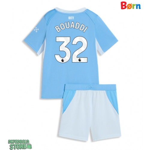 Manchester City Ayyoub Bouaddi #32 Replika Babytøj Hjemmebanesæt Børn 2026-27 Kortærmet (+ Korte bukser)